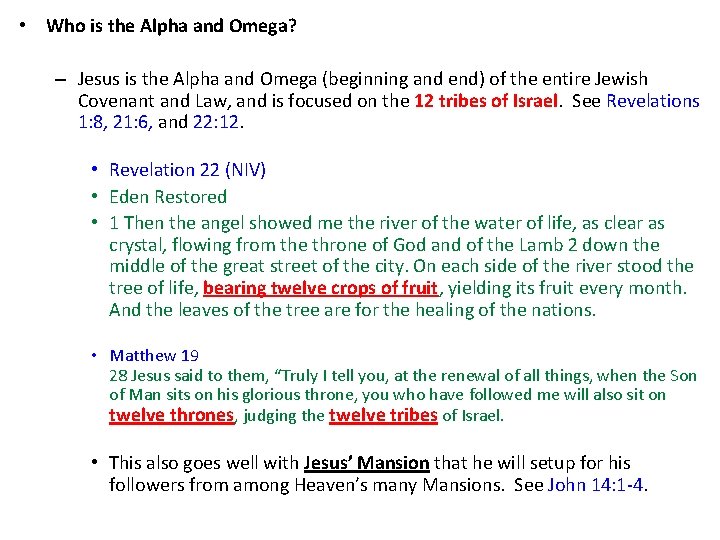  • Who is the Alpha and Omega? – Jesus is the Alpha and