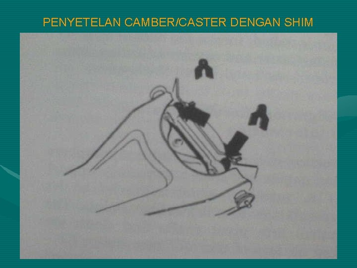 PENYETELAN CAMBER/CASTER DENGAN SHIM 