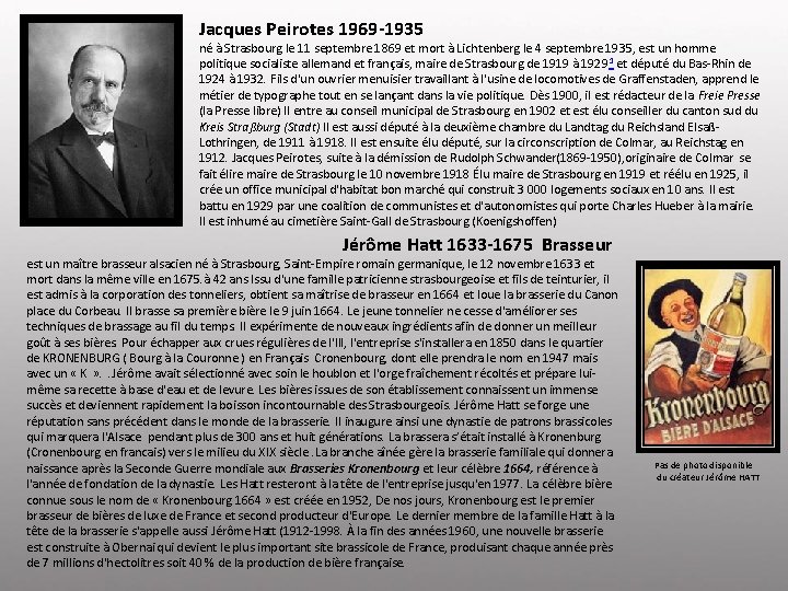 Jacques Peirotes 1969 -1935 né à Strasbourg le 11 septembre 1869 et mort à