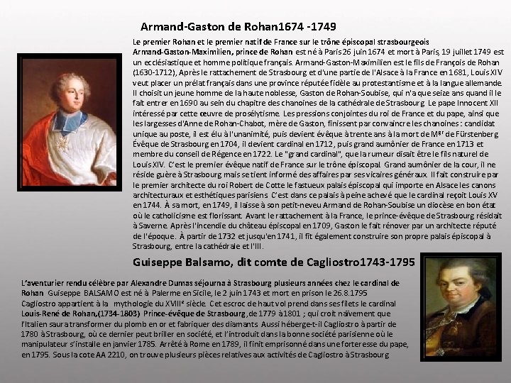 Armand-Gaston de Rohan 1674 -1749 Le premier Rohan et le premier natif de France