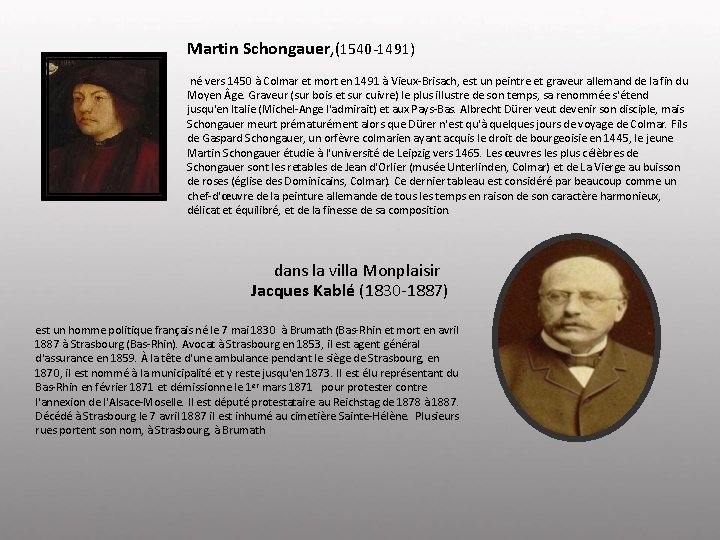 Martin Schongauer, (1540 -1491) né vers 1450 à Colmar et mort en 1491 à