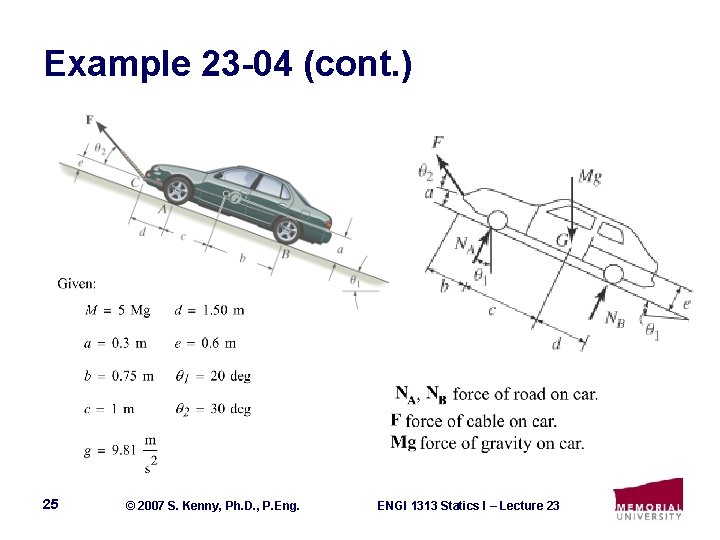 Example 23 -04 (cont. ) 25 © 2007 S. Kenny, Ph. D. , P.