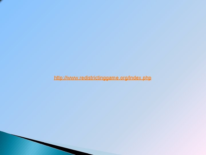 http: //www. redistrictinggame. org/index. php 