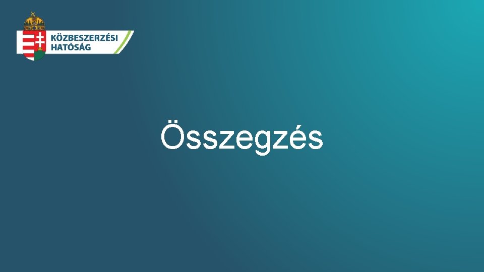 Összegzés 