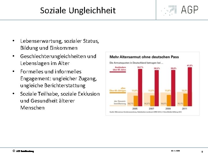 Soziale Ungleichheit • Lebenserwartung, sozialer Status, Bildung und Einkommen • Geschlechterungleichheiten und Lebenslagen im