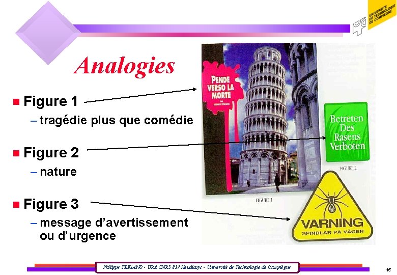 Analogies n Figure 1 – tragédie plus que comédie n Figure 2 – nature