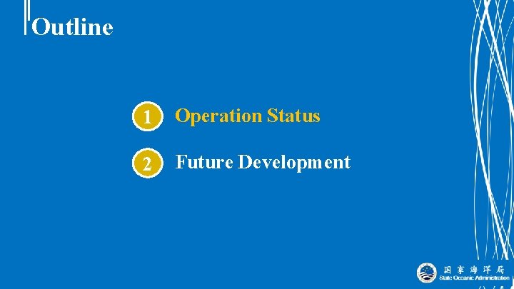 Outline 1 Operation Status 2 Future Development 