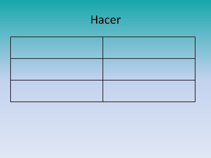 Hacer 