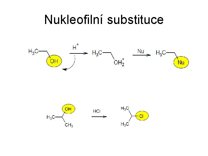 Nukleofilní substituce 