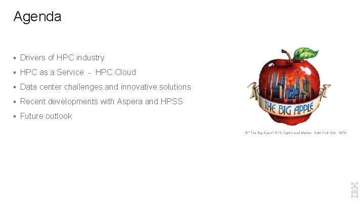 Agenda § Drivers of HPC industry § HPC as a Service - HPC Cloud