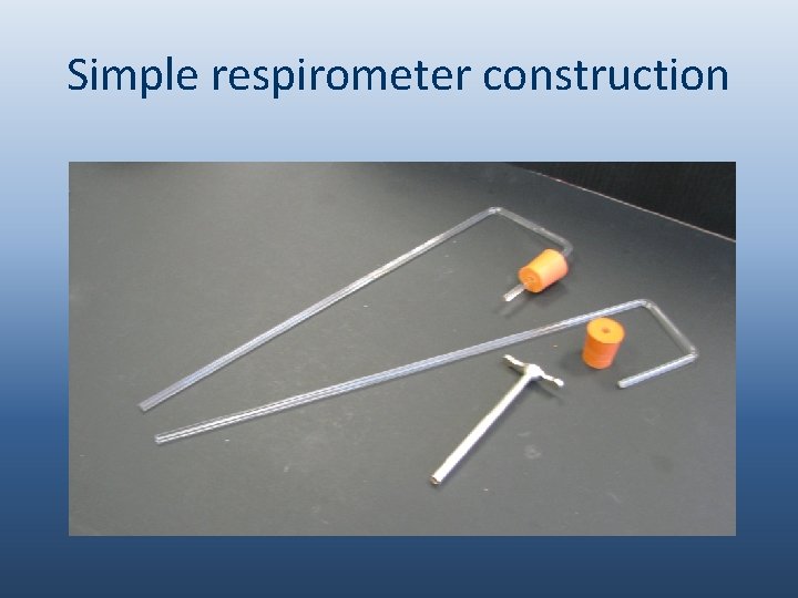 Simple respirometer construction 