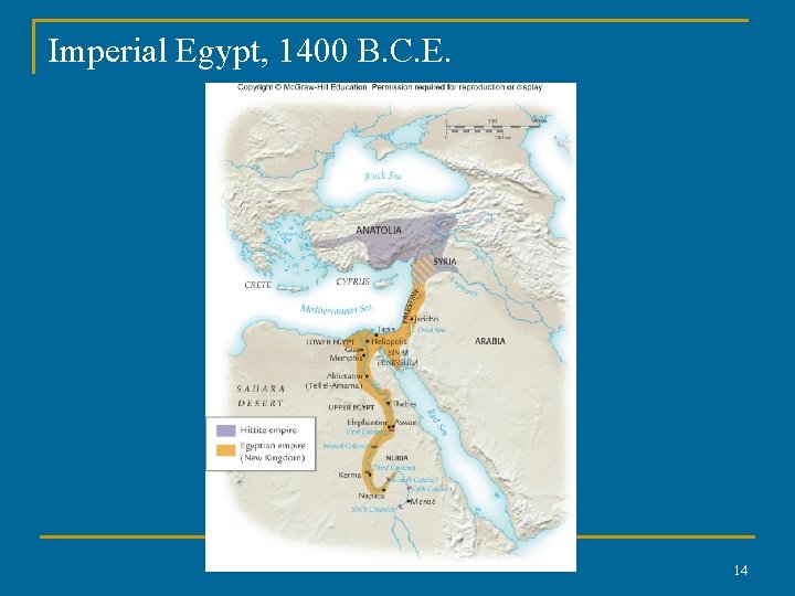 Imperial Egypt, 1400 B. C. E. 14 