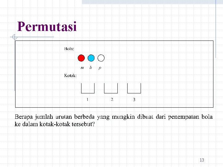 Permutasi 13 