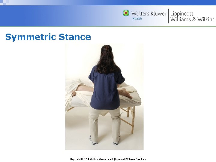 Symmetric Stance Copyright © 2014 Wolters Kluwer Health | Lippincott Williams & Wilkins 