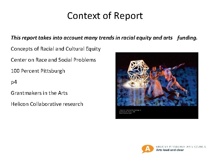 Context of Report This report takes into account many trends in racial equity and