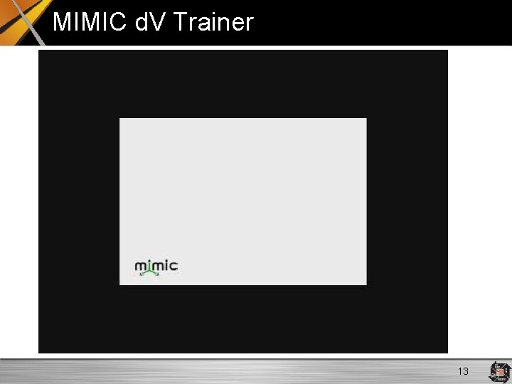 MIMIC d. V Trainer 13 