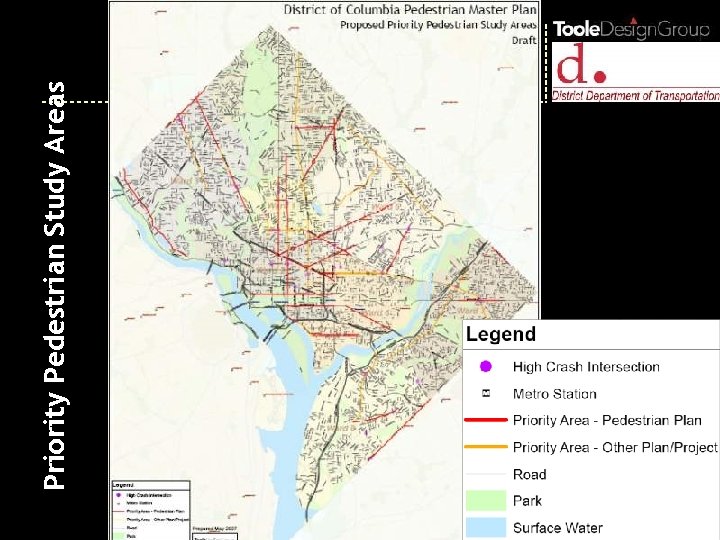 Priority Pedestrian Study Areas 