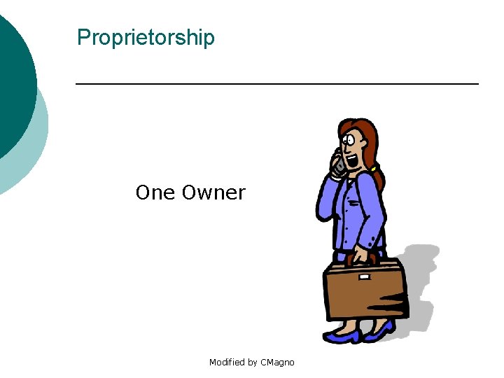 Proprietorship One Owner Modified by CMagno 