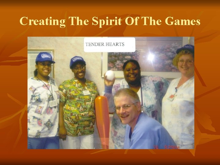 Creating The Spirit Of The Games 