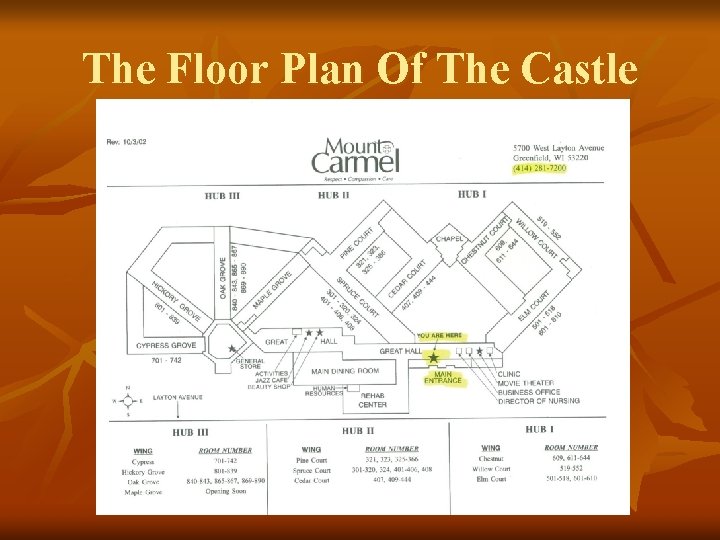 The Floor Plan Of The Castle 