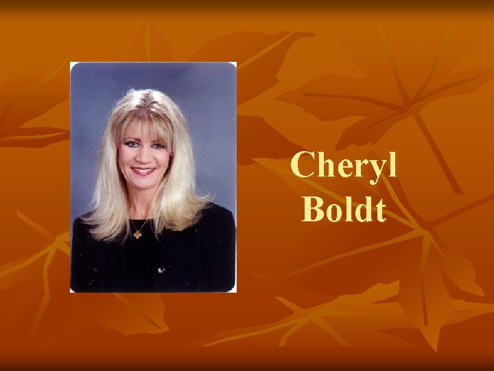 Cheryl Boldt 