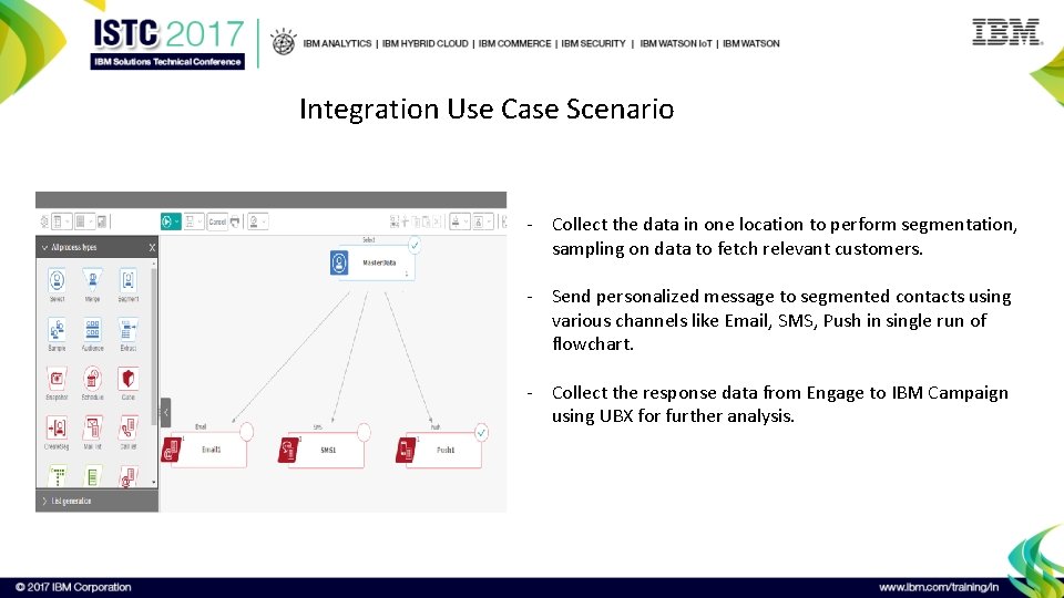 Integration Use Case Scenario - Collect the data in one location to perform segmentation,