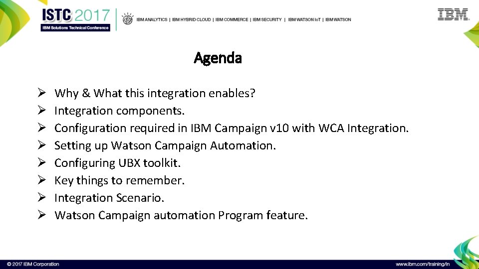 Agenda Ø Ø Ø Ø Why & What this integration enables? Integration components. Configuration