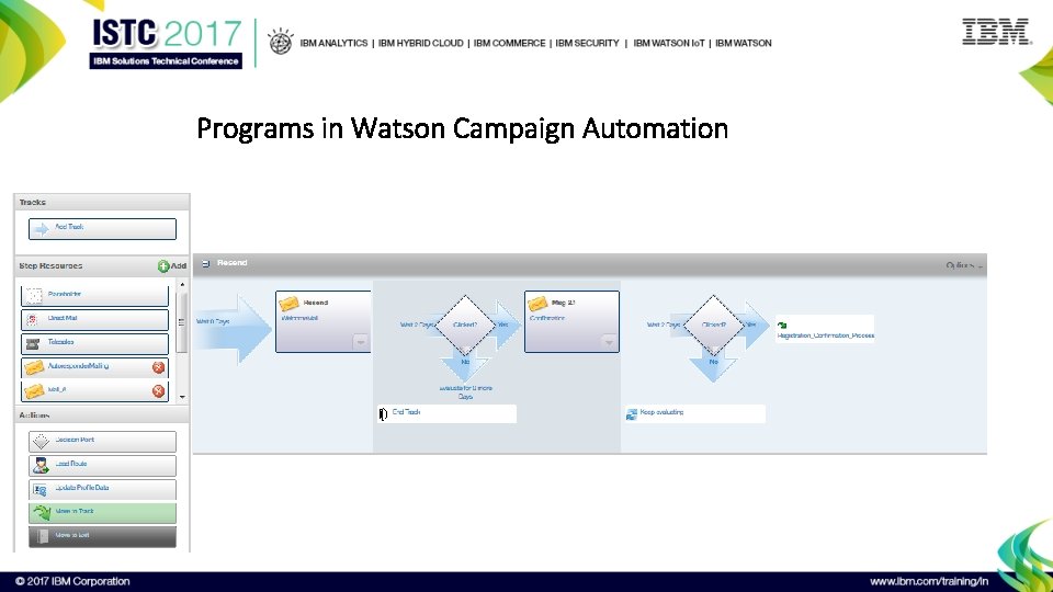 Programs in Watson Campaign Automation 