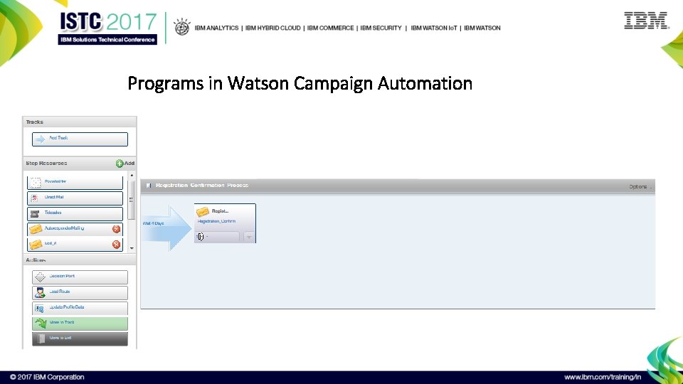 Programs in Watson Campaign Automation 