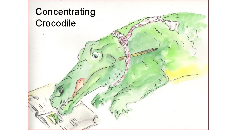 Concentrating Crocodile 