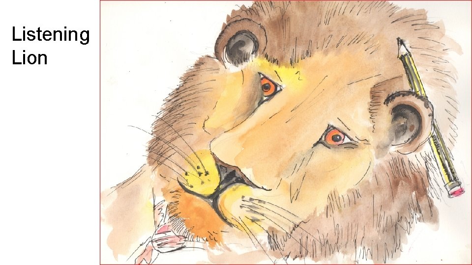 Listening Lion 