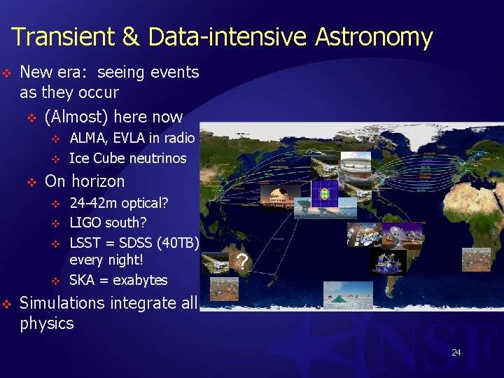 Transient & Data-intensive Astronomy v New era: seeing events as they occur v (Almost)