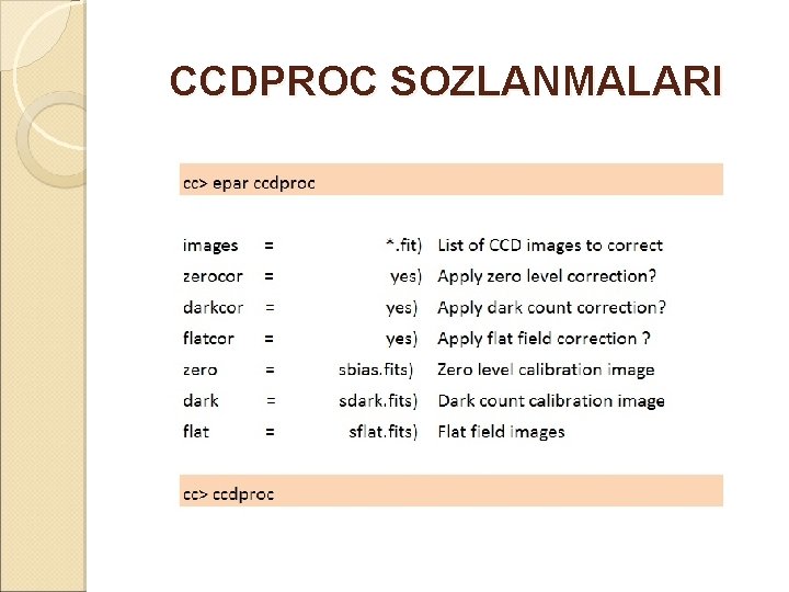 CCDPROC SOZLANMALARI 