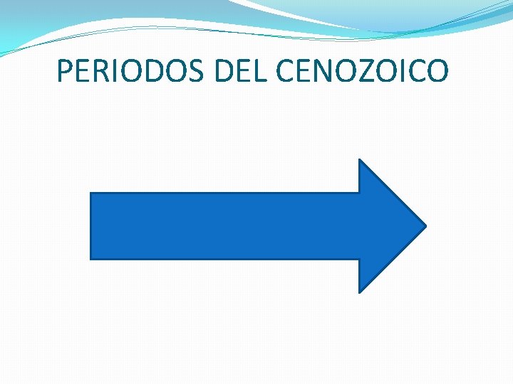 PERIODOS DEL CENOZOICO PERIODOS DEL CENOZOICO