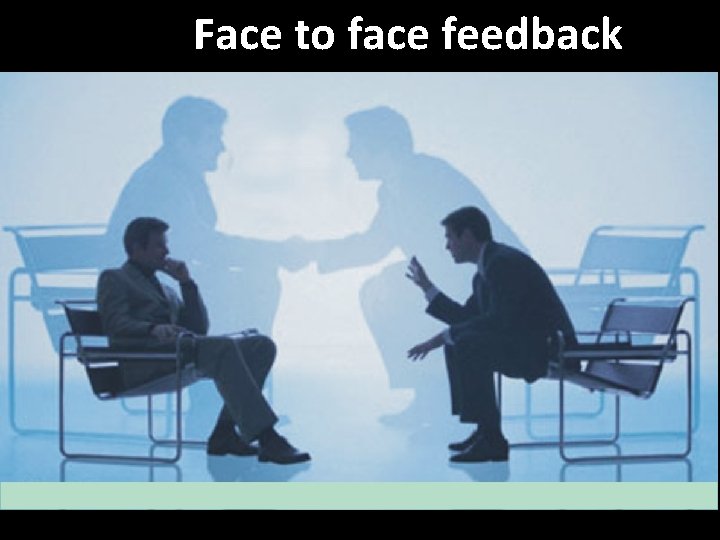 Face to face feedback 