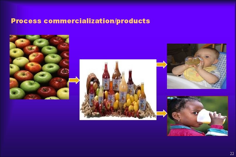 Process commercialization/products 22 