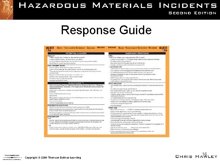 Response Guide 16 