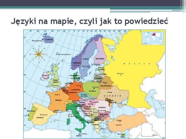 Języki na mapie, czyli jak to powiedzieć 