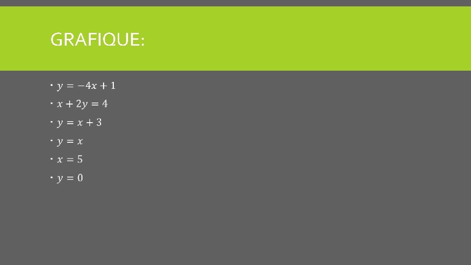 GRAFIQUE: GRAFIQUE: