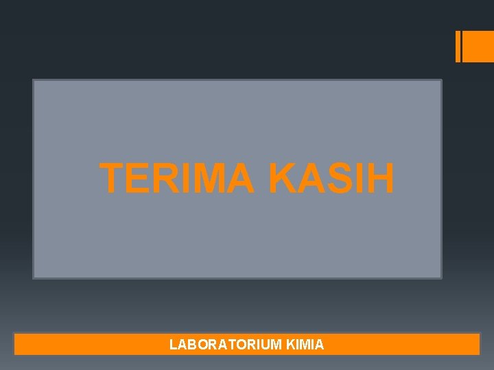 TERIMA KASIH LABORATORIUM KIMIA 