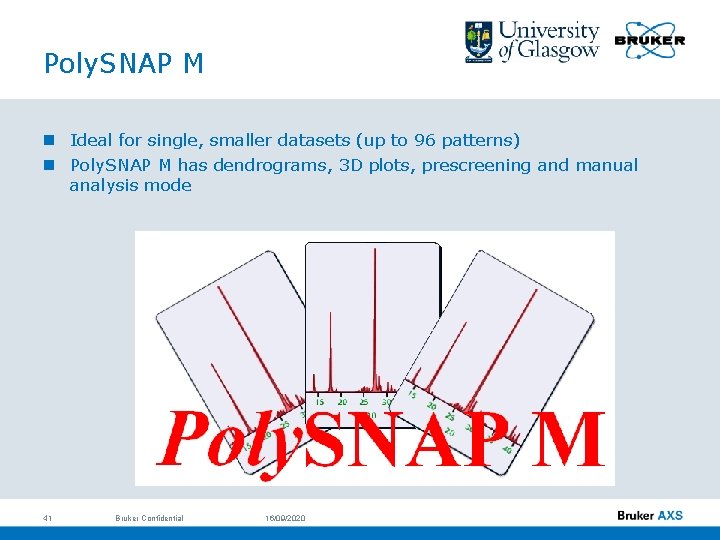 Poly. SNAP M n Ideal for single, smaller datasets (up to 96 patterns) n