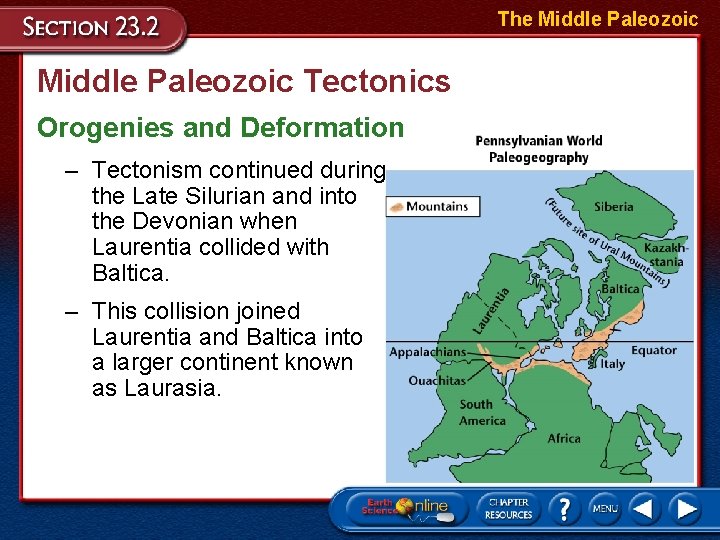 The Middle Paleozoic Tectonics Orogenies and Deformation – Tectonism continued during the Late Silurian
