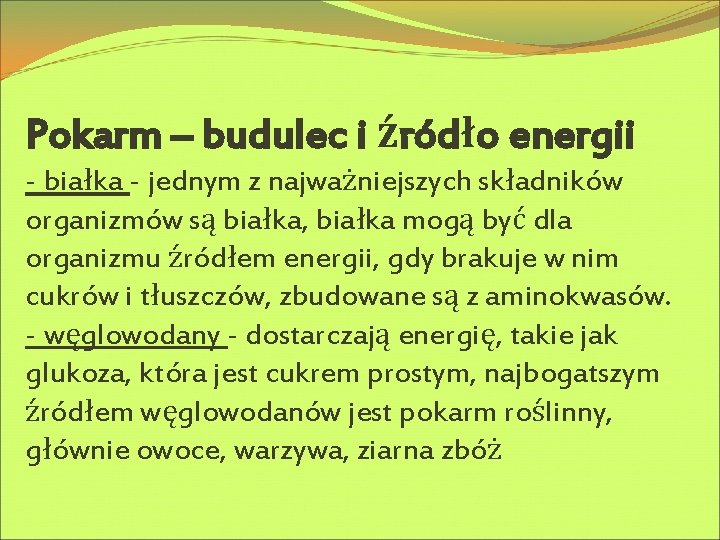 1 źródłem Energii Dla Organizmów Są Sprawdzian slidetodoc.com