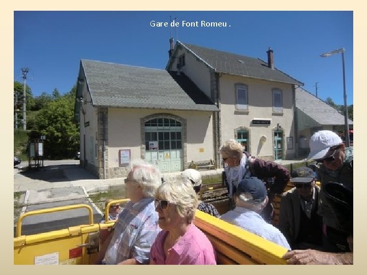 Gare de Font Romeu. 