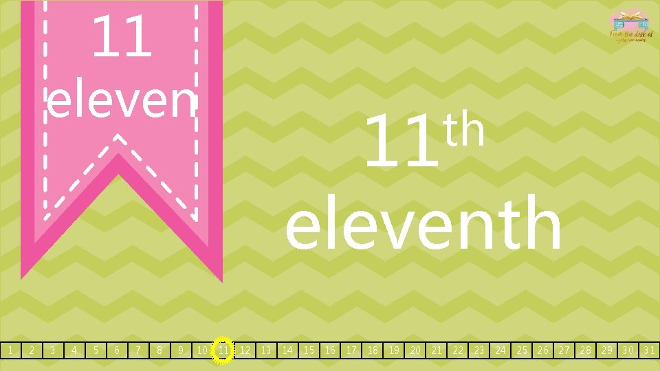 11 eleven th 11 eleventh 1 2 3 4 5 6 7 8 9
