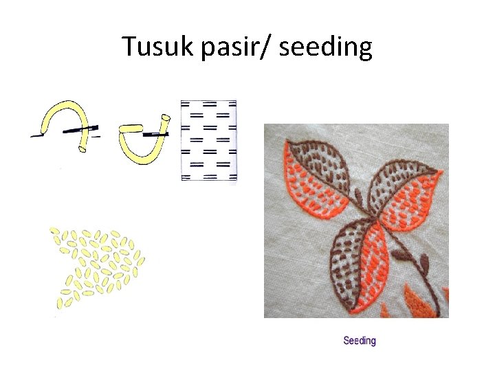 Tusuk pasir/ seeding 