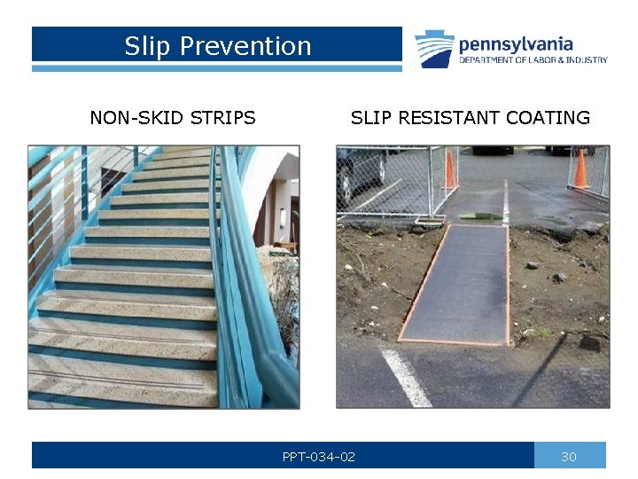 Slip Prevention NON-SKID STRIPS SLIP RESISTANT COATING PPT-034 -02 30 