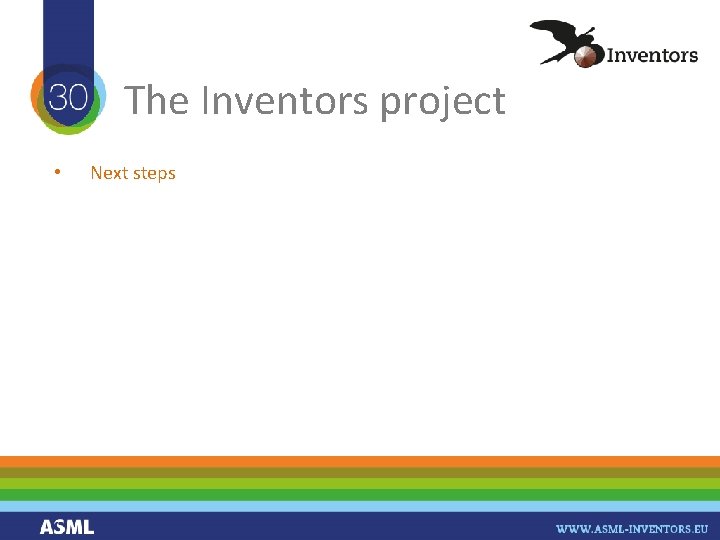 The Inventors project • Next steps 