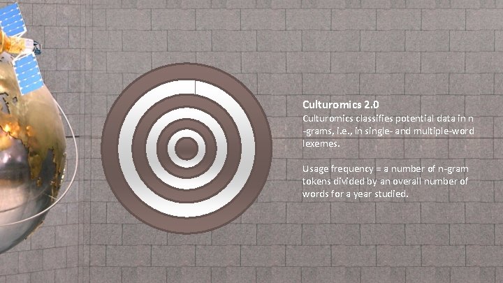 Culturomics 2. 0 Culturomics classifies potential data in n -grams, i. e. , in