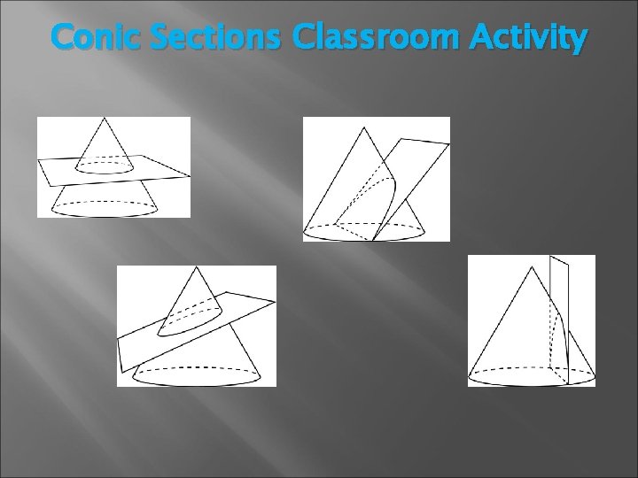  Conic Sections Classroom Activity 